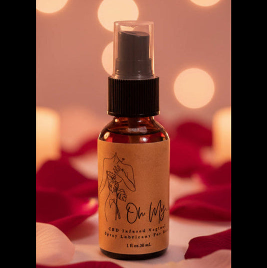 CBD LUBRICATED SENSUAL SPRAY FOR HER 300MG - TOPICALS BY JUDY