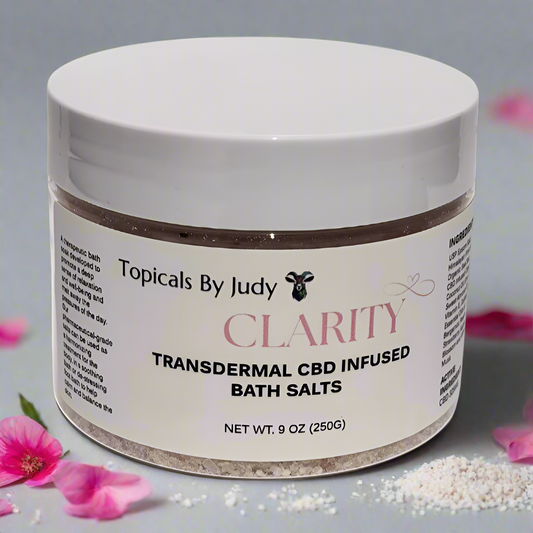 TRANSDERMAL CBD INFUSED BATH SALTS 325MG - CLARITY